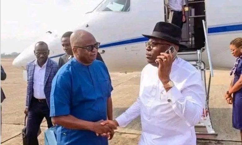 Just-In: Fubara Storms Delta State for PDP Governors’ Meeting