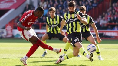 Nottingham Forest 1-0 Man City Match