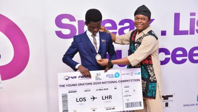 Israel Bolarinwa Crowned 2025 National Champion at Young Orators Competition in Ibadan