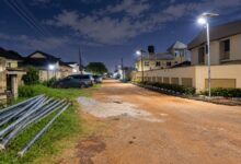 GRA-1 Residents Applaud Senator Abiru for Transformative Solar Street-Light Project